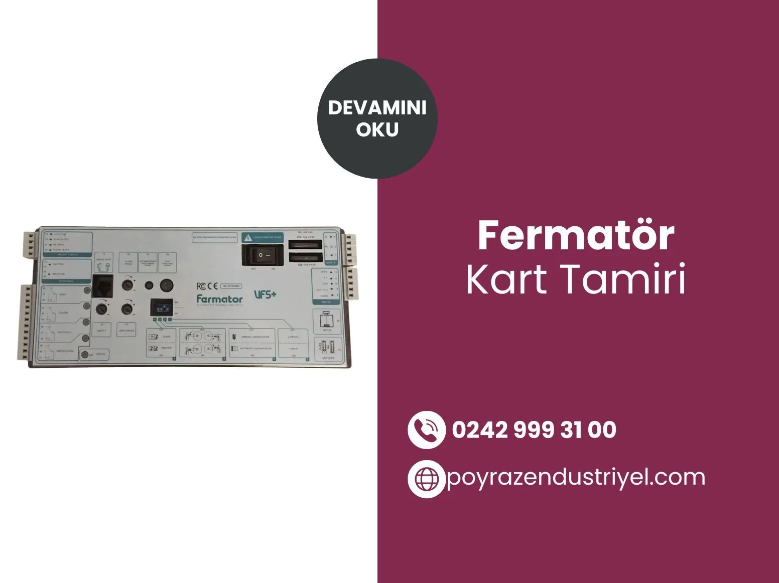 Fermatör Kart Tamiri